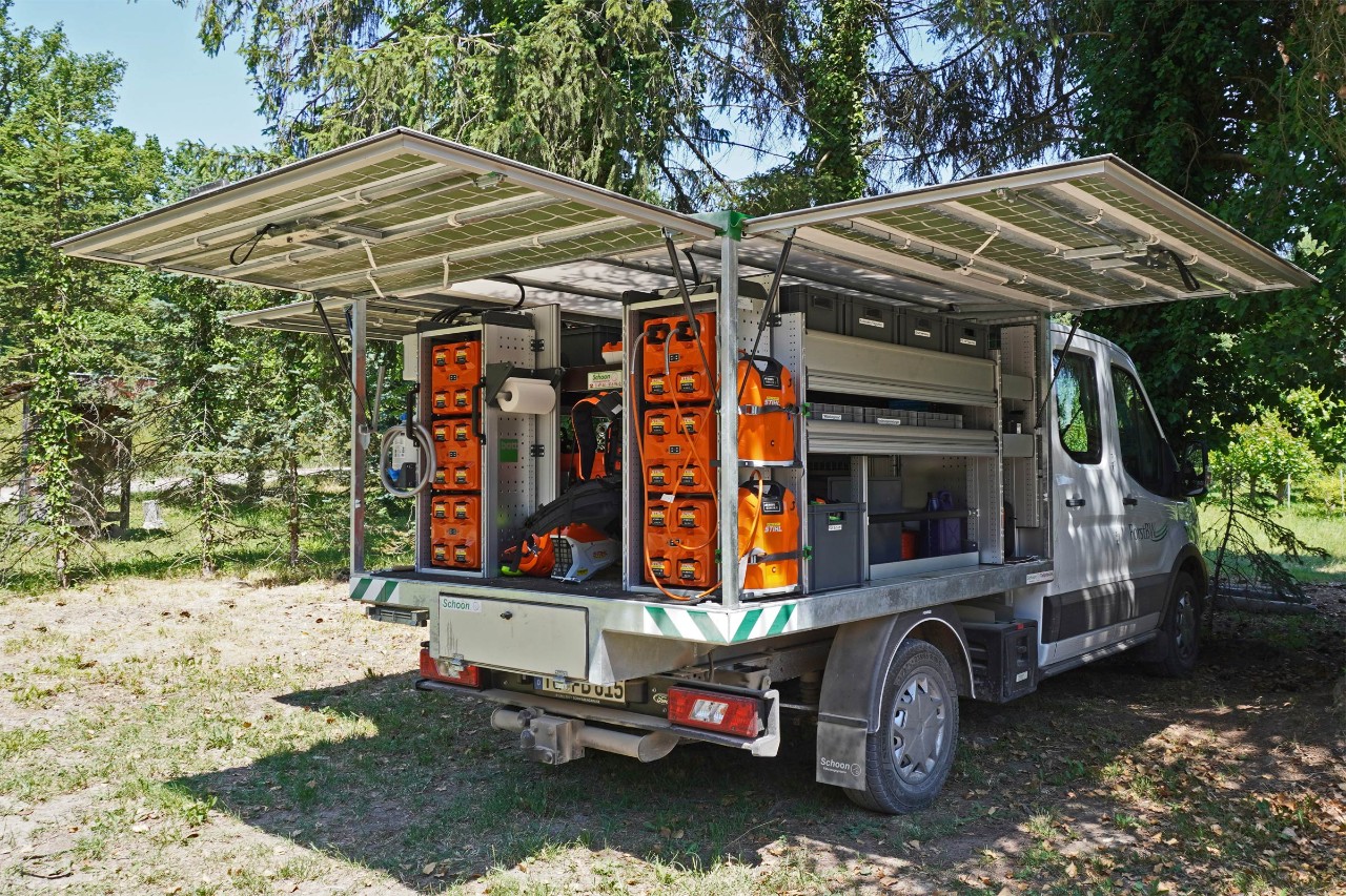 Le véhicule de transport avec solution de recharge intégrée