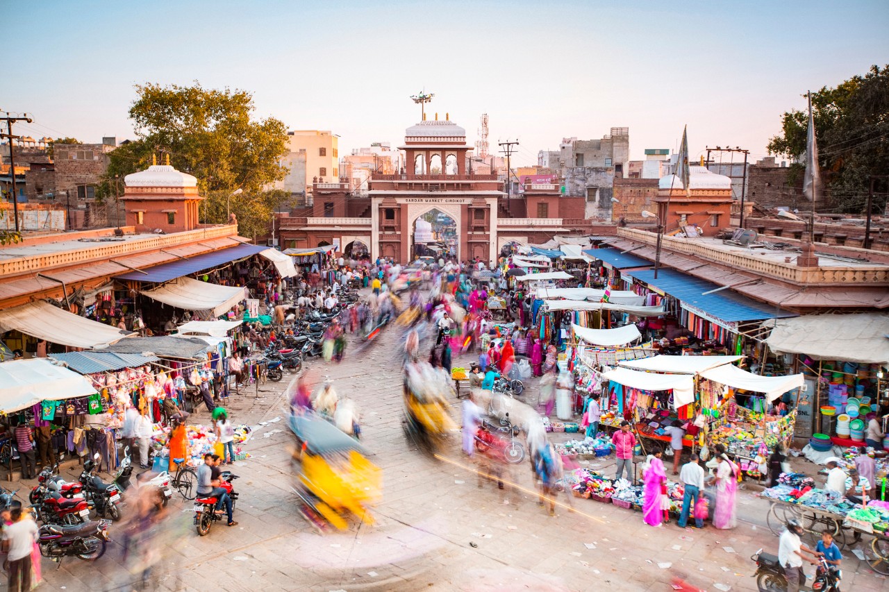 L’Inde est multicolore.